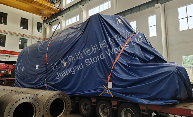 斯道德机械 | 豆渣干燥成套项目设备装船发往新加坡