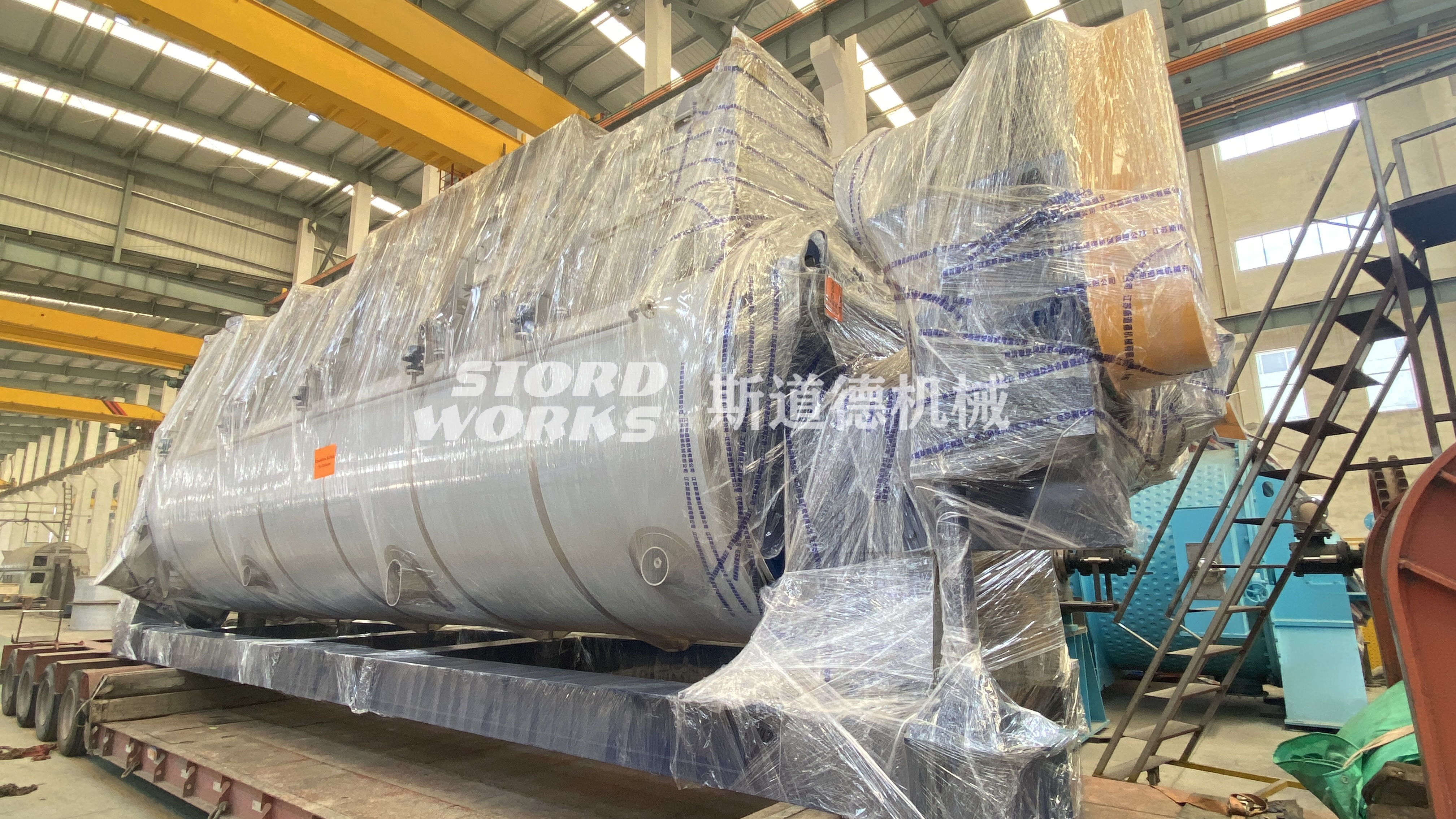 全球视野，卓越品质——斯道德机械污泥干化成套设备发往欧洲